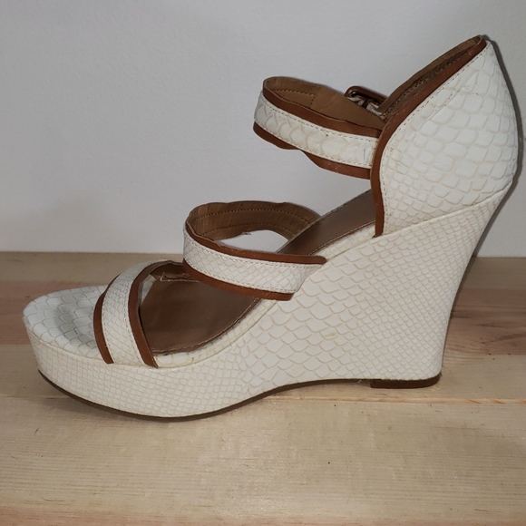 White wedge sandals - 255 - Picture 2 of 13